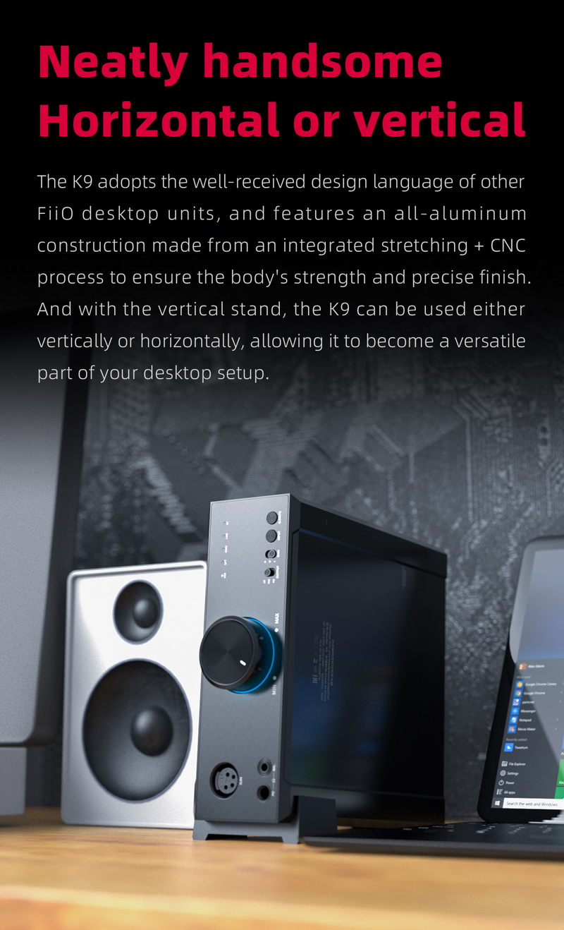 FiiO K9 DAC/AMP ตั้งโต๊ะระดับเรือธง รองรับ LDAC, Dual Hi-Res ประกันศูนย์ไทย