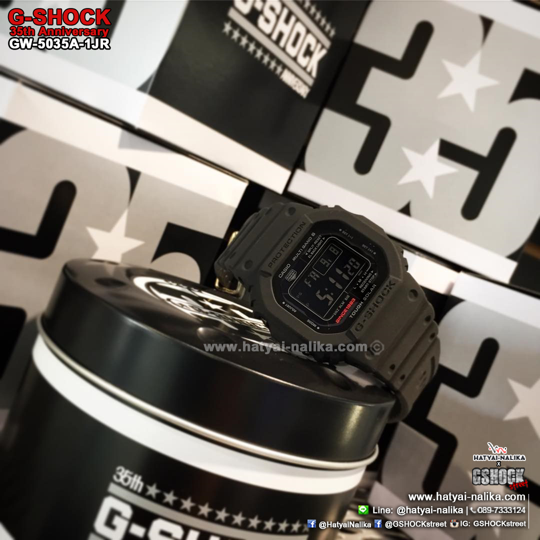 นาฬิกา Casio G-Shock 35th Anniversary Limited Edition BIG BANG BLACK series รุ่น GW-5035A-1 Made in Japan (ไม่มีขายในประเทศไทย) ของแท้ รับประกัน1ปี (นำเข้า Japan)
