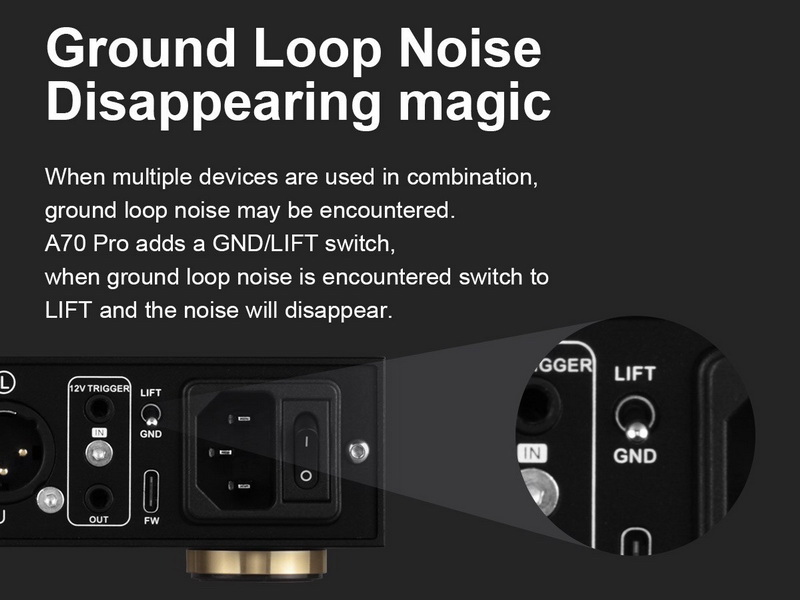 Topping A70 PRO Headphone Amplifier ตั้งโต๊ะ กำลังขับสูง ประกันศูนย์ไทย