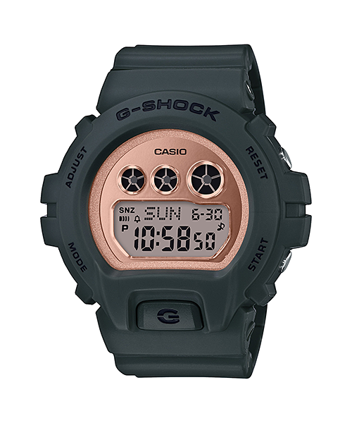 นาฬิกา Casio G-Shock มินิ S-Series GMD-S6900MC series รุ่น GMD-S6900MC-3 (สีเขียวพิ้งค์โกลด์) ของแท้ รับประกัน1ปี