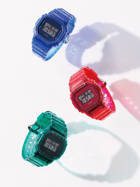 นาฬิกา Casio G-Shock Special color DW-5600SB COLOR SKELETON series รุ่น DW-5600SB-3 “เขียวมรกต” ของแท้ รับประกัน1ปี