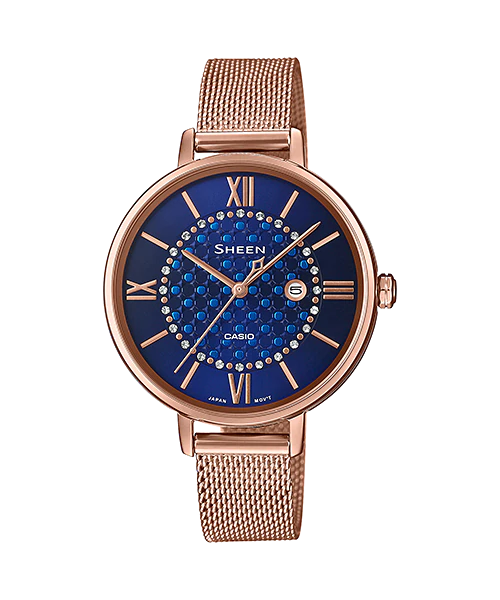 นาฬิกา คาสิโอ Casio SHEEN 3-HAND Analog SHE-4059 series รุ่น SHE-4059PGM-2A ของแท้ รับประกัน1ปี