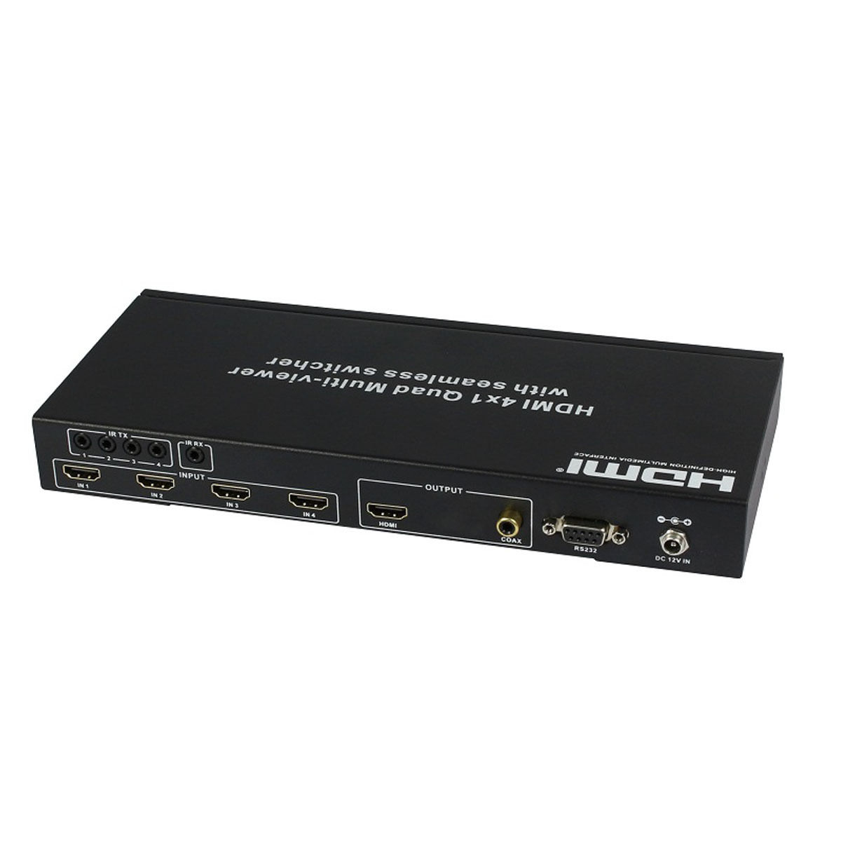 4x1 HDMI Quad Multi-Viewer switcher 1080P HDMI