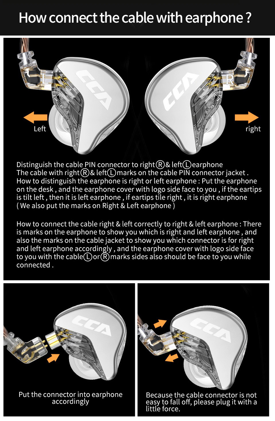 ขาย CCA CRA หูฟัง Dynamic ระดับ HiFi ที่ไม่ธรรมดาเบสลึกหนักแน่น