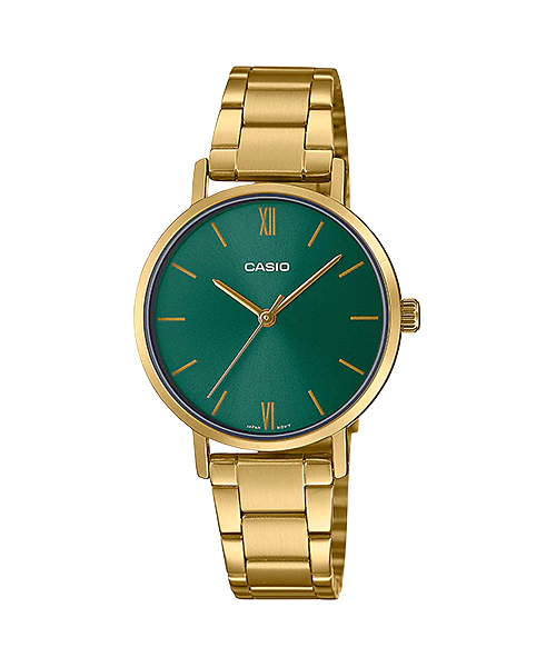 นาฬิกา Casio STANDARD Analog-Ladies' รุ่น LTP-VT02G-3A ของแท้ รับประกัน 1 ปี