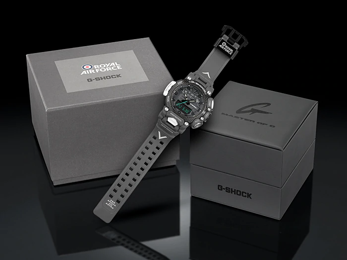 นาฬิกา Casio G-SHOCK นักบิน Limited GRAVITYMASTER BLUETOOTH GR-B200RAF Royal Air Force รุ่น GR-B200RAF-8A ของแท้ รับประกัน1ปี