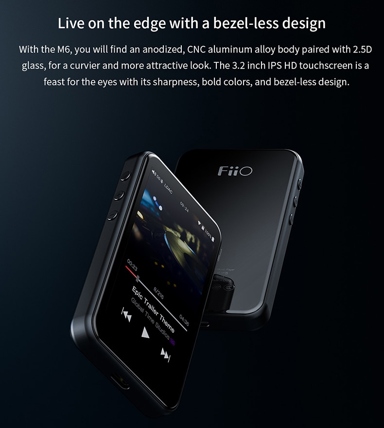 ขาย FiiO M6 DAP พกพา ชิป ES9018Q2C รองรับ Hi-Res , Bluetooth4.2 ประกันศูนย์ไทย