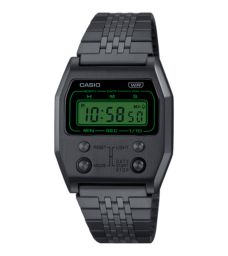นาฬิกา Casio DIGITAL Vintage A-1100 series รุ่น A1100B-1 ของแท้ รับประกัน1ปี