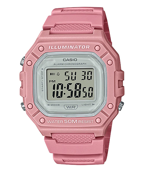 นาฬิกา Casio STANDARD DIGITAL รุ่น W-218HC-4AV ของแท้ รับประกัน1ปี