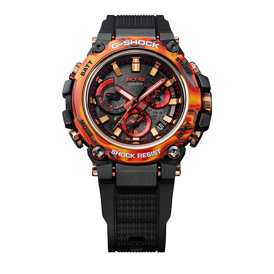 นาฬิกา Casio G-SHOCK 40th Anniversary Flare Red Limited รุ่น MTG-B3000FR-1A (Made in Japan") ของแท้ รับประกัน1ปี