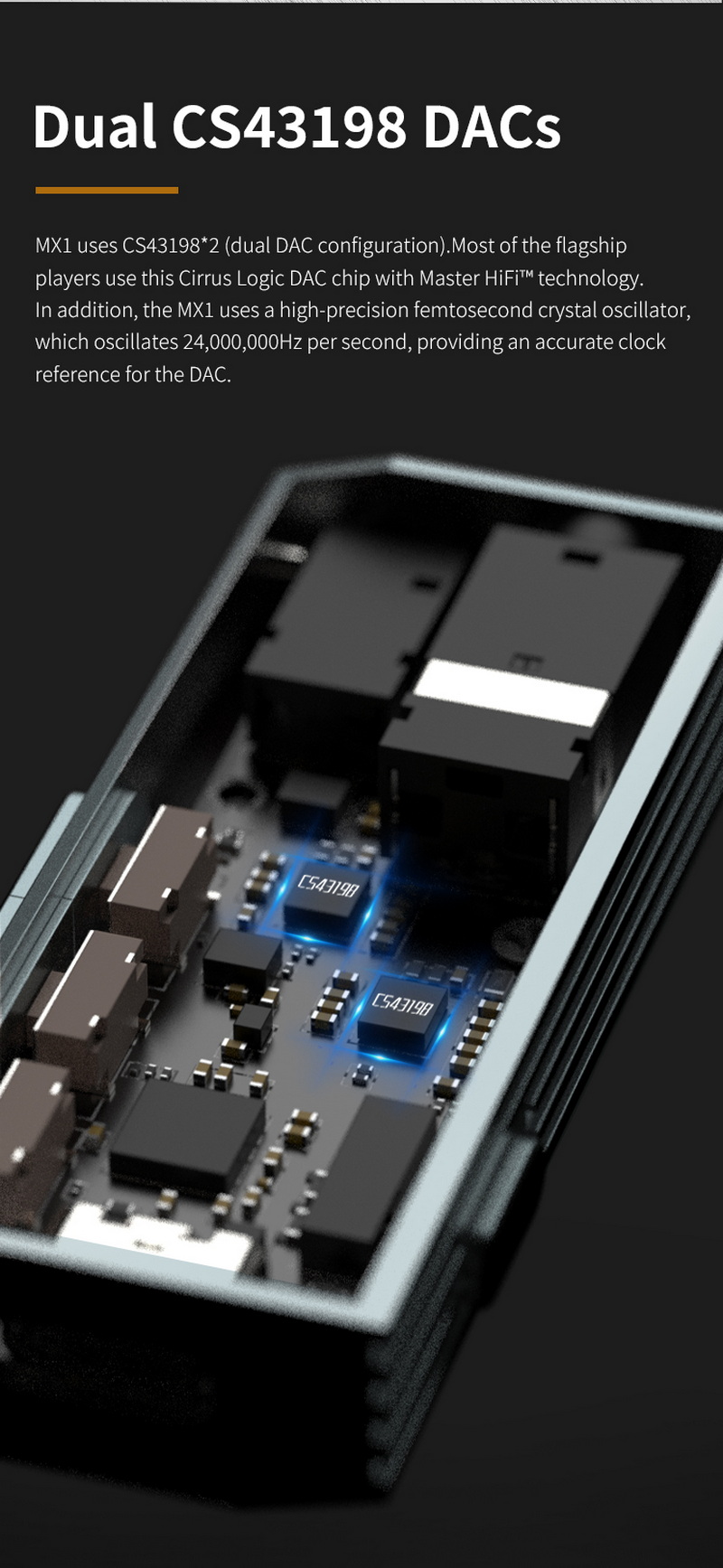 BGVP MX1 DAC/AMP พกพา ชิปเรือธง CS43198 x2 ตัว ปรับแต่ง EQ ได้ ประกันศูนย์ไทย