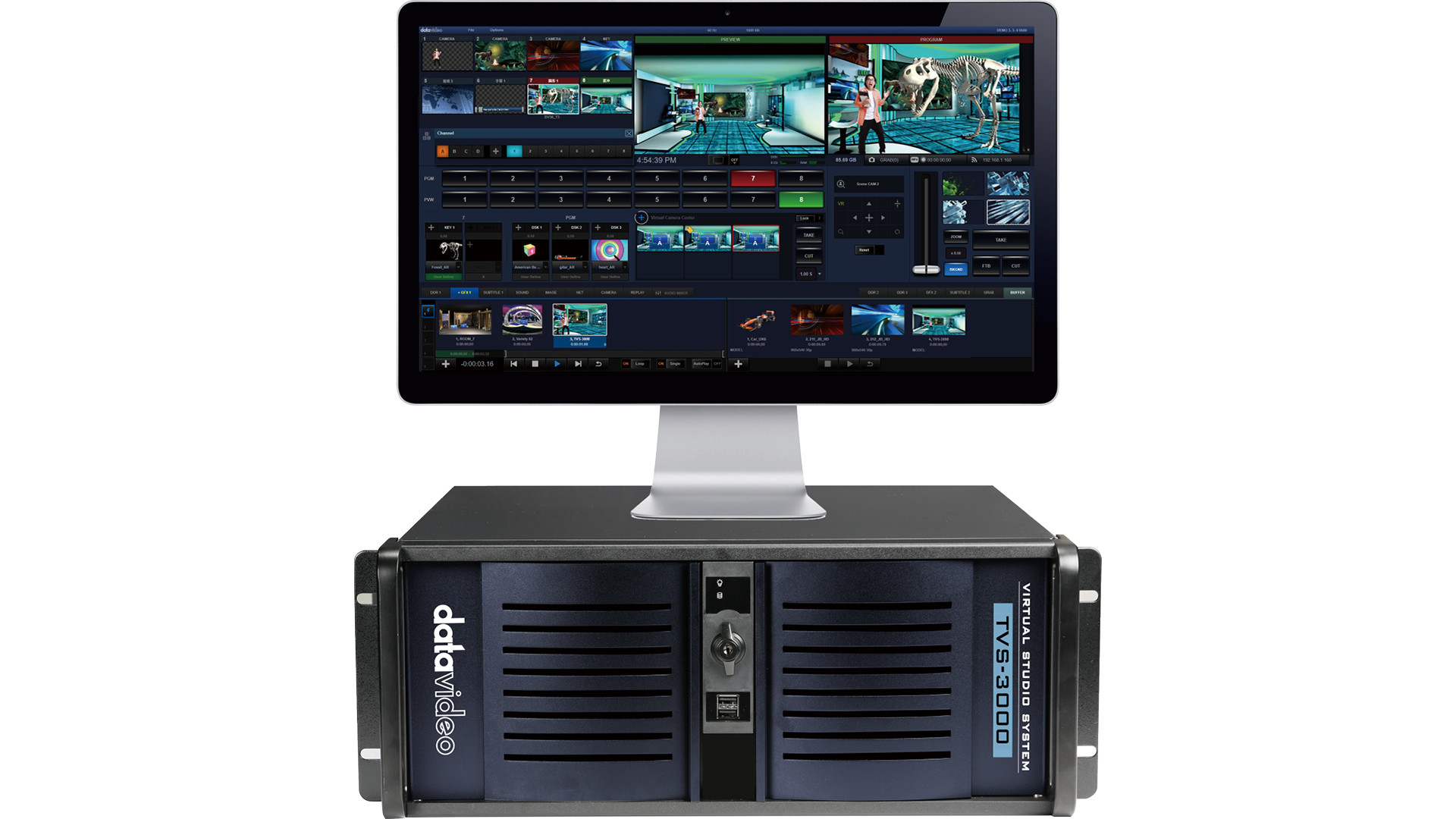 TVS-3000 3D Tracking VR/AR 4K Virtual Studio System ราคาพิเศษ call