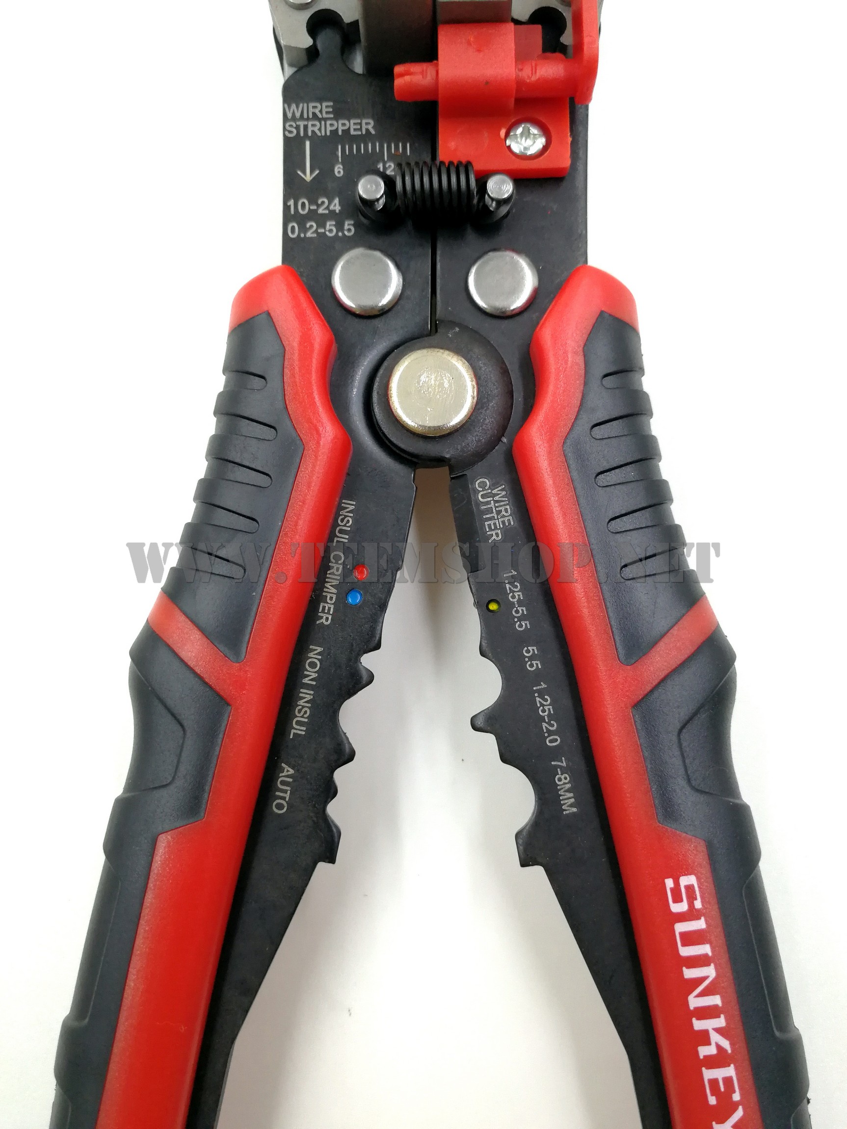 SUNKEY คีมปอกสายออโต้ ย้ำสาย SK-810 Made in Taiwan