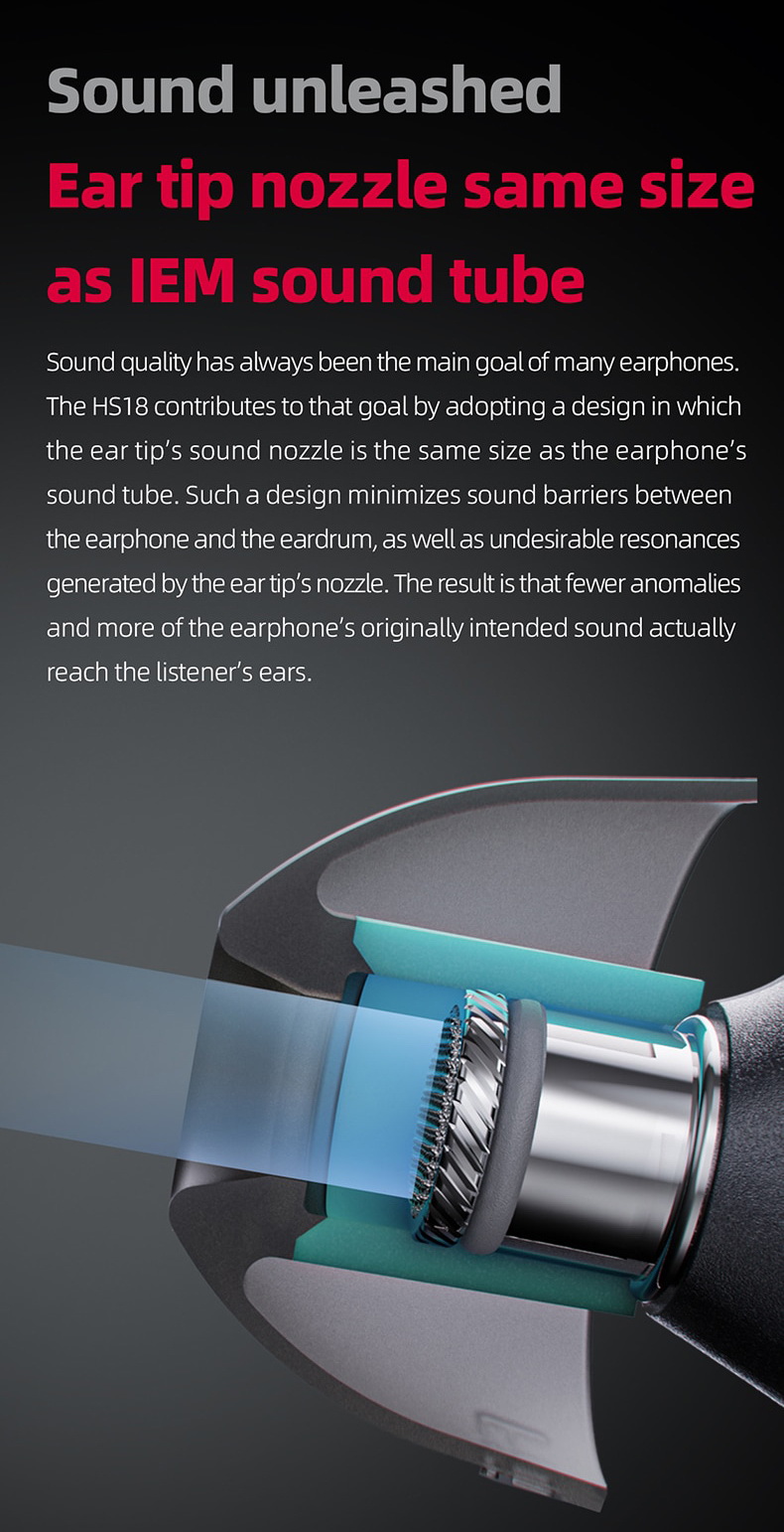 FiiO HS18 สุดยอดจุกหูฟังซิลิโคนเกรดทางการแพทย์ ใส่สบาย เพิ่มความละเอียดเสียง