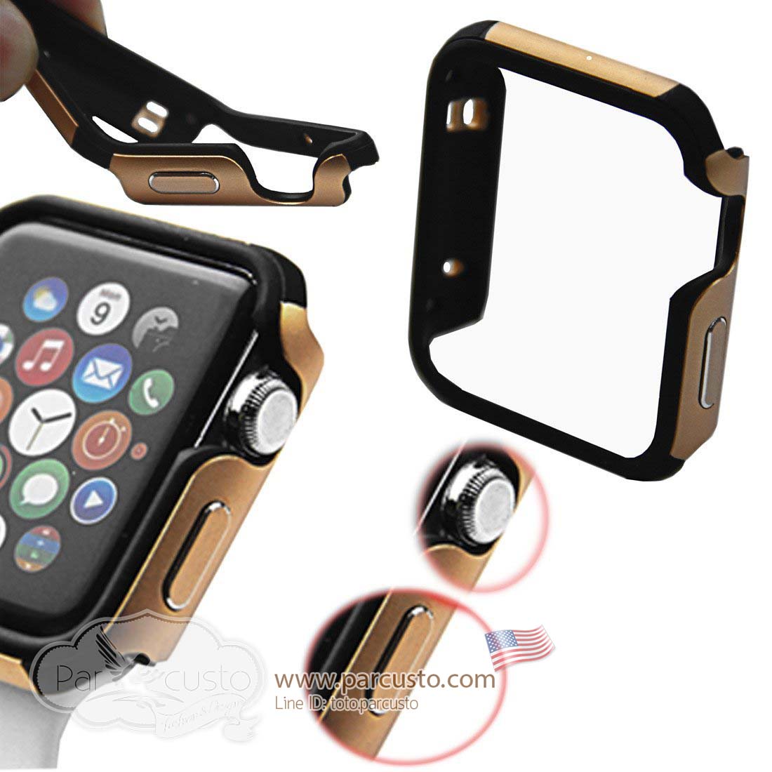 เคสอลูมิเนียม Apple Watch 42mm จาก NEWLY START [Pre-order USA]