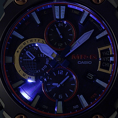 นาฬิกา Casio G-SHOCK Luxury model MRG-G2000 series GPS Hybrid WaveCeptor with Bluetooth รุ่น MRG-G2000RJ-2A "Made in Japan" ของแท้ รับประกัน1ปี