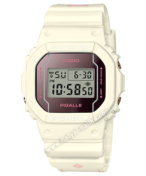 นาฬิกา Casio G-SHOCK x PIGALLE Limited model 35th Anniversary Collaboration series รุ่น DW-5600PGW-7 ของแท้ รับประกัน1ปี