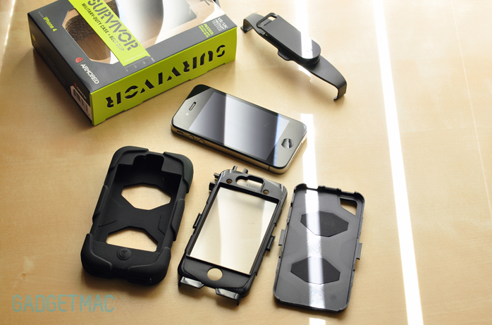 ขายเคสไอโฟน4/4S Griffin Survivor เคสพันธุ์อึดมาตรฐานทหารUS/UKทดสอบป้องกันไอโฟนด้วย4ชั้น สำหรับiPhone4/4S