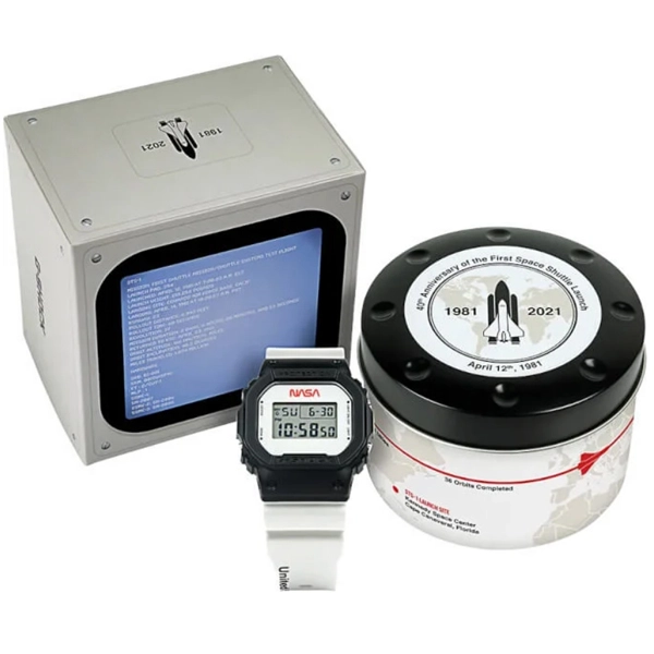 นาฬิกา Casio G-SHOCK x NASA 2021 Collaboration Limited model รุ่น DW-5600NASA21 (ไม่วางขายในไทย) ของแท้ รับประกัน1ปี