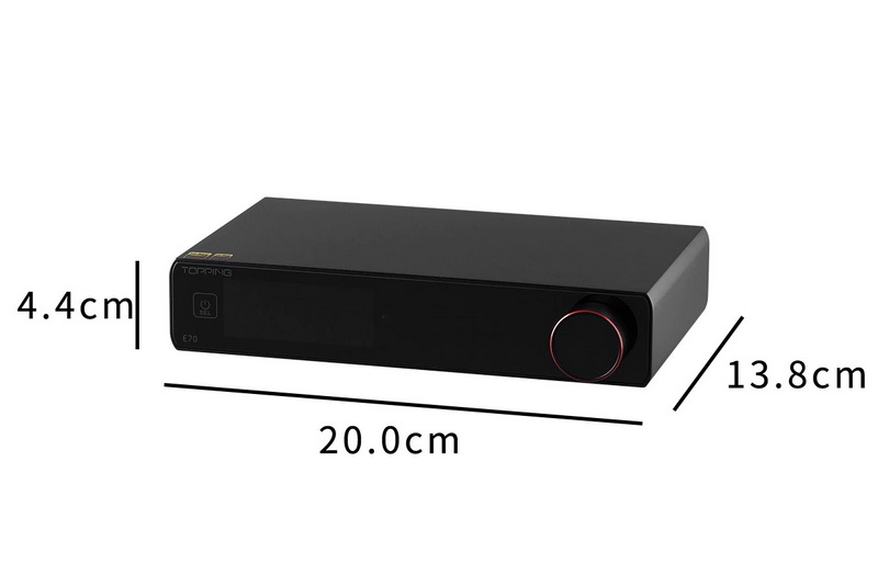 ขาย Topping E70 DAC ตั้งโต๊ะ รองรับ Dual Hi-Res ประกันศูนย์ไทย