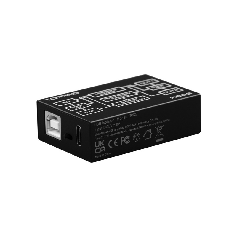 Topping HS02 Audio Isolator ป้องกันไฟย้อน เสียงจี่ สำหรับเครื่องเสียง