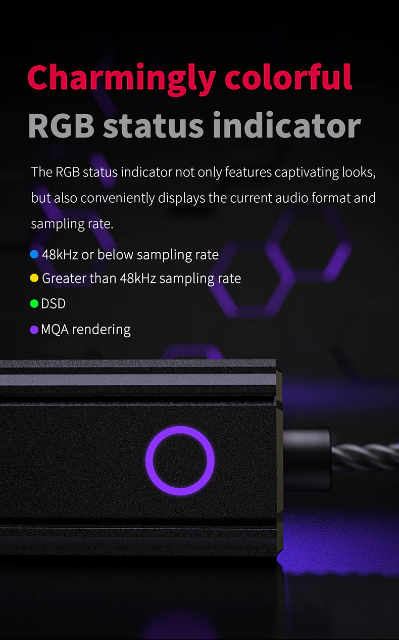 FiiO KA1 DAC&Amp หางหนูระดับเรือธง รองรับ MQA, Hi-Res