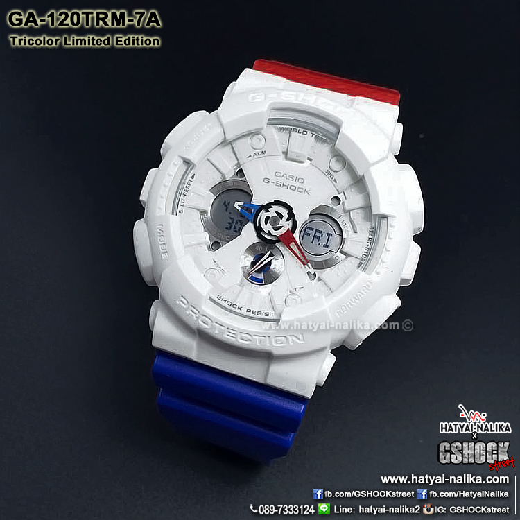 นาฬิกา Casio G-Shock Limited Tricolor series รุ่น GA-120TRM-7A ของแท้ รับประกัน 1 ปี