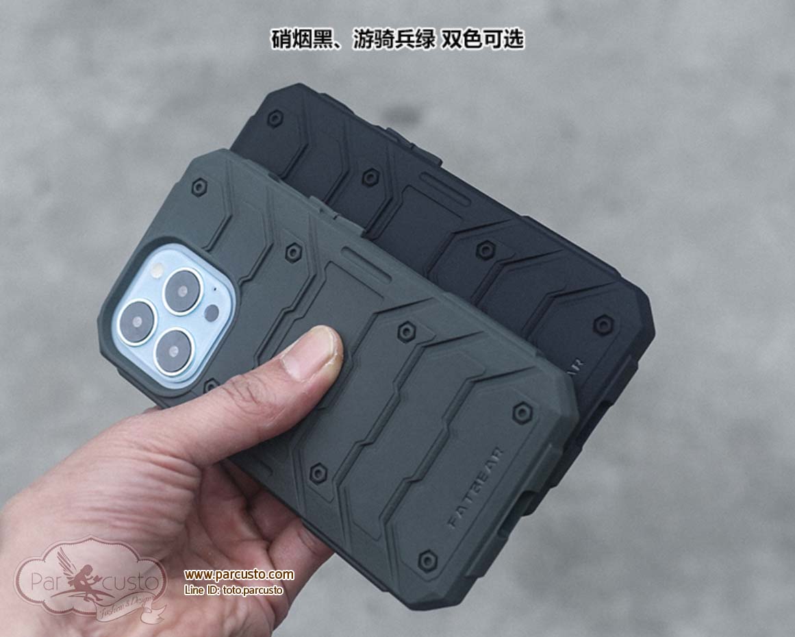 เคสกันกระแทก iPhone 13 mini, 13, 13 Pro, และ 13Pro Max (ต้องระบุรุ่น) จาก Fat Bear [หมด]