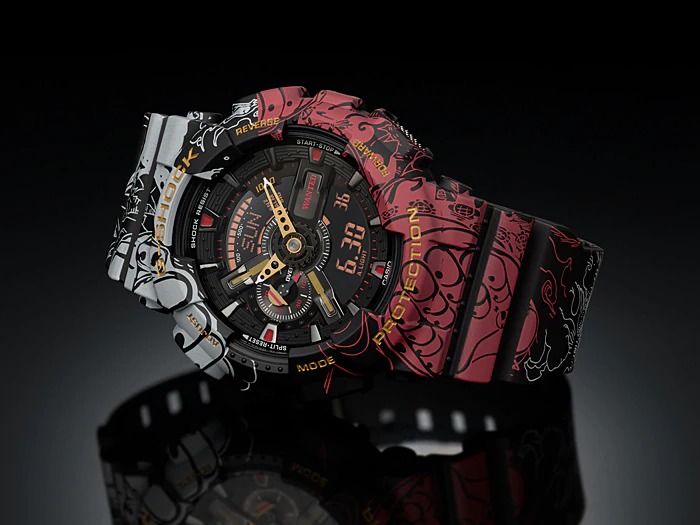 นาฬิกา Casio G-SHOCK x ONE PIECE Collaboration Limited รุ่น GA-110JOP-1A4 ของแท้ รับประกัน1ปี