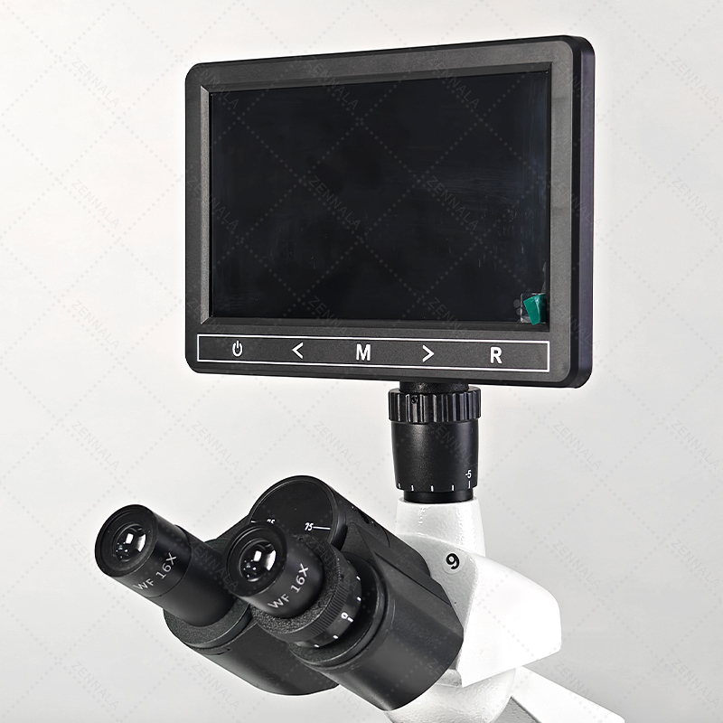 กล้องจุลทรรศน์ 2 ตา 1600x พร้อมจอ 7 นิ้ว รุ่น BX16-7