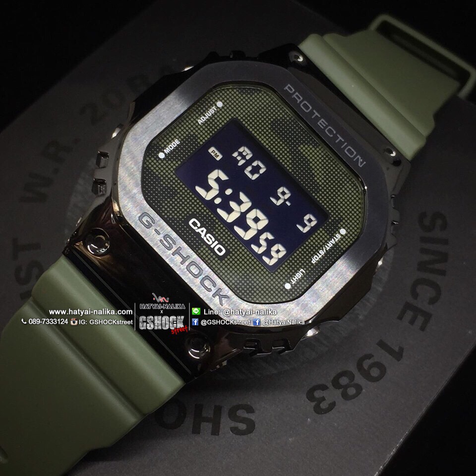 นาฬิกา Casio G-Shock Standard Digital GM-5600 series รุ่น GM-5600B-3 ของแท้ รับประกัน1ปี