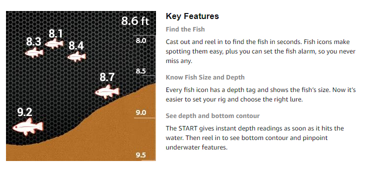 โซน่าจิ๋วอัจฉริยะช่วยหาปลา Deeper START Smart Fish Finder รุ่นประหยัด [Pre-order USA]