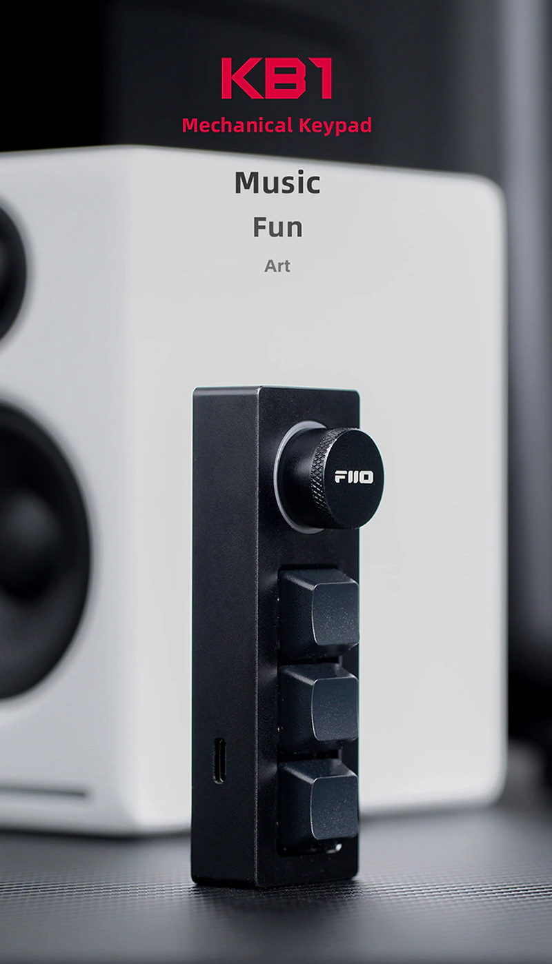 ขาย FiiO KB1 คีย์บอร์ด Mechanical สำหรับเครื่องเสียง ตั้งมาโครได้ ประกันศูนย์ไทย