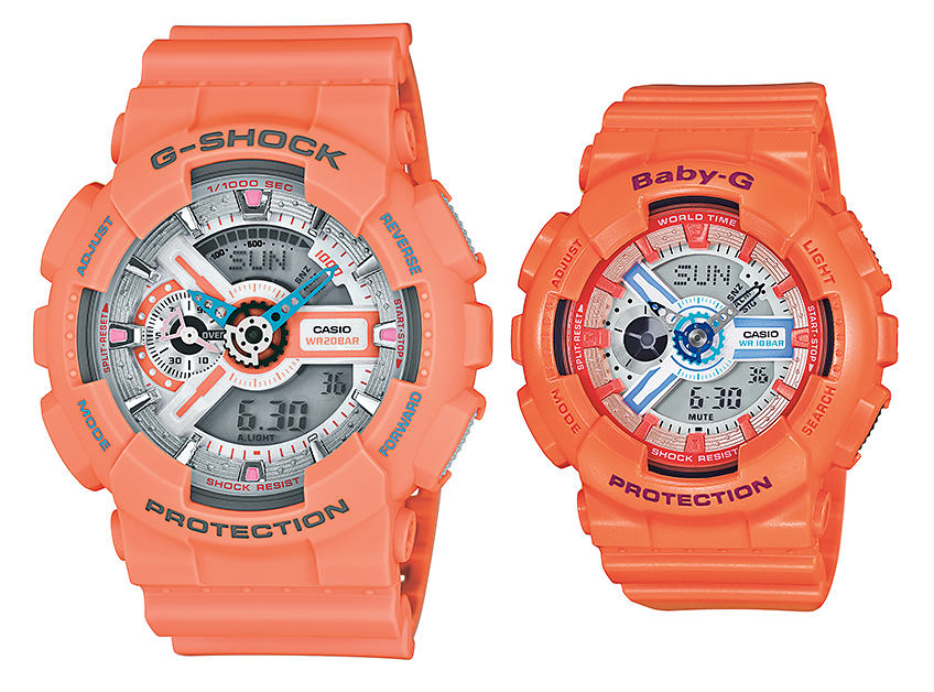 นาฬิกา คาสิโอ Casio G-Shock x Baby-G เซ็ตคู่รัก รุ่น GA-110DN-4A x BA-110SN-4A Pair set ของแท้ รับประกัน 1 ปี