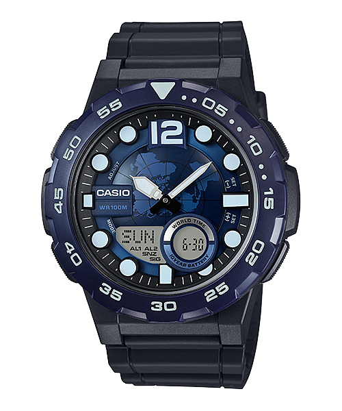 นาฬิกา Casio 10 YEAR BATTERY รุ่น AEQ-100W-2AV ของแท้ รับประกัน 1 ปี