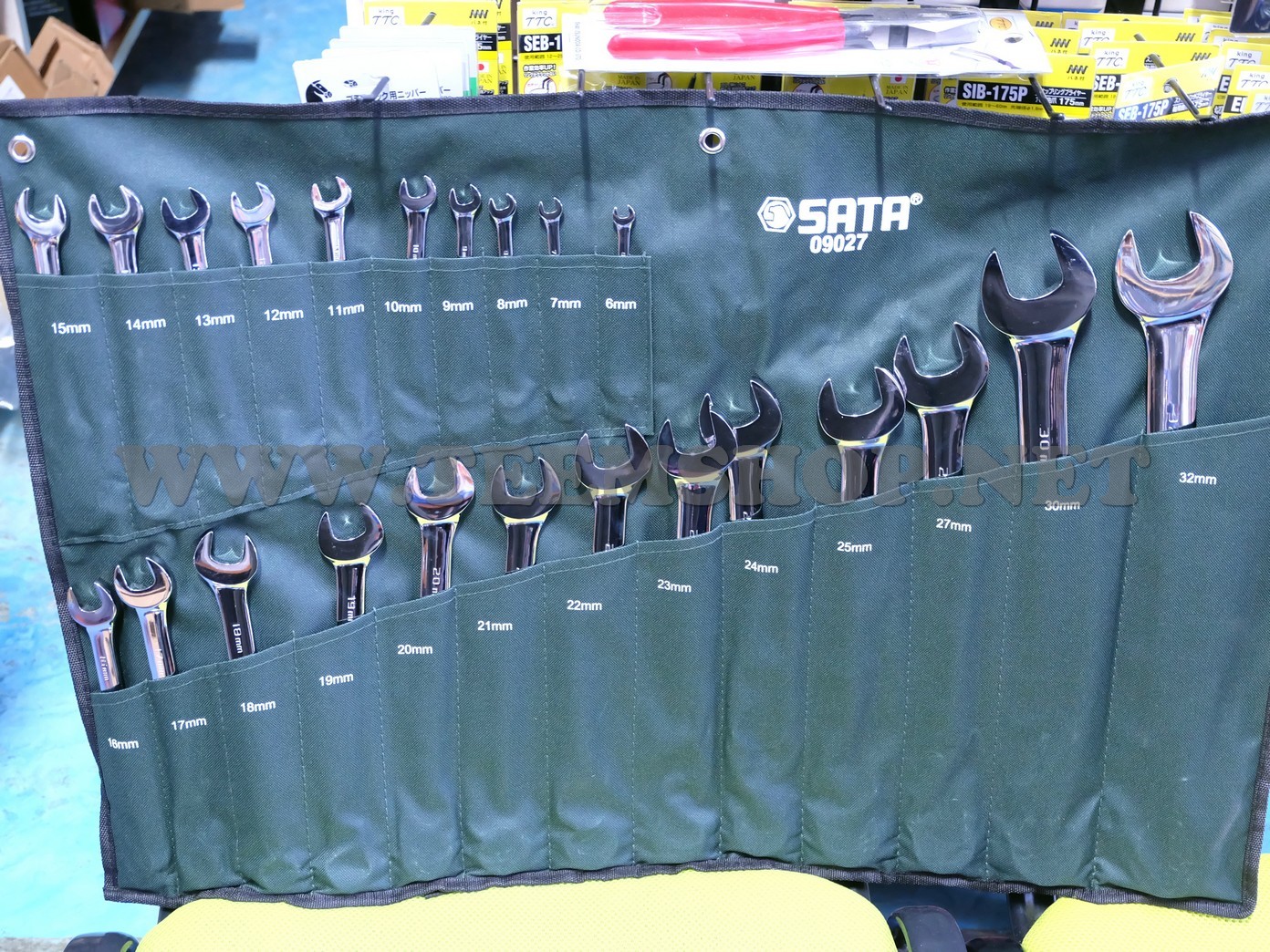 SATA ประแจแหวนข้างปากตาย 23ตัวชุด 6-32mm. 94609027