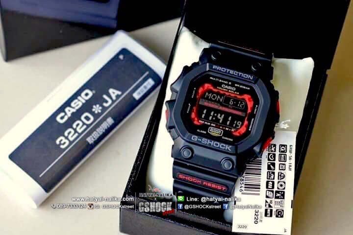 นาฬิกา Casio G-Shock KING-G MUDMAN XXL multiband6 รุ่น GXW-56-1AJF "ยักษ์ ดำแดง" (นำเข้าJapan กล่องหนังญี่ปุ่น) หายากมาก