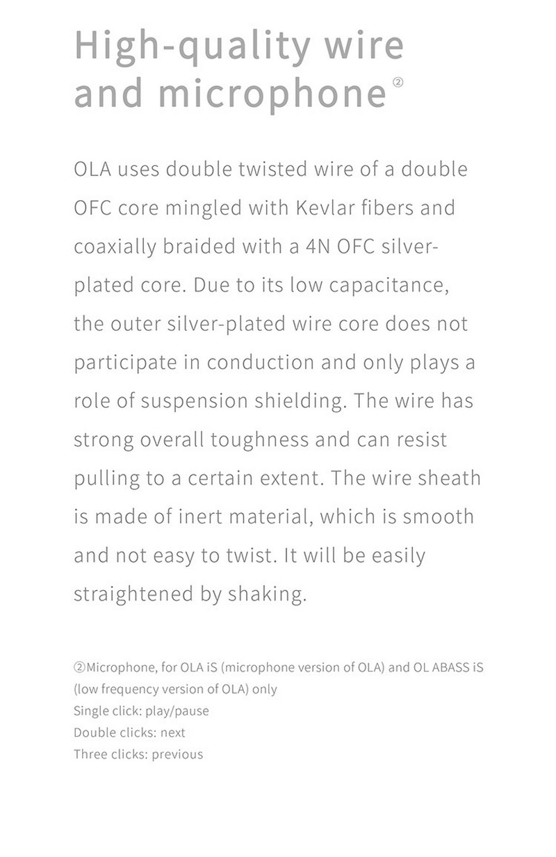 TANCHJIM OLA หูฟัง IEMs ไดรเวอร์ไดนามิก 10mm สาย OFCชุบเงินLitz + OFC Litz ประกันศูนย์ไทย