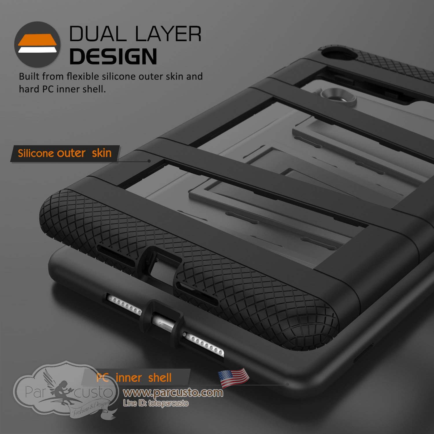 เคสกันกระแทก Apple iPad mini 4 จาก Moko [หมด]