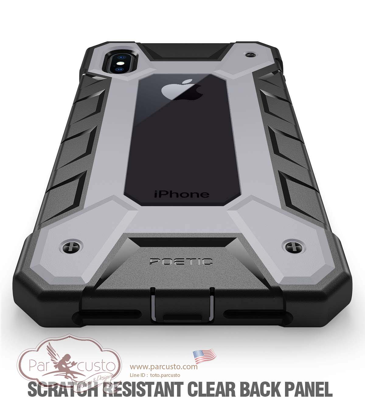 เคสกันกระแทก Apple iPhone Xs Max [Journeyman] จาก Poetic [Pre-order USA]