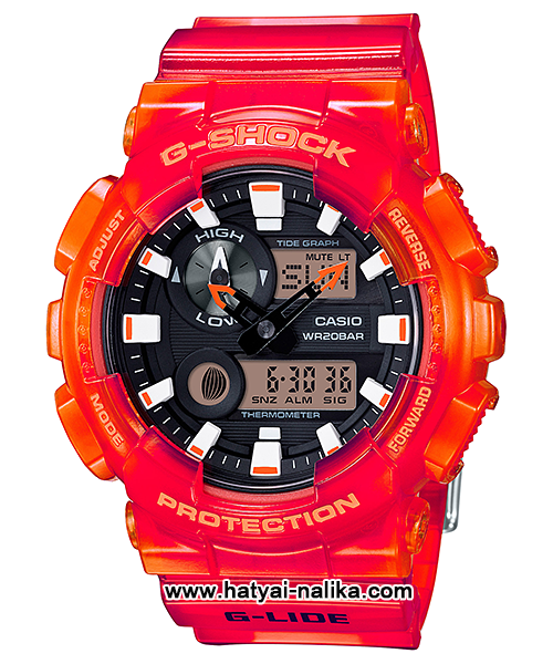 นาฬิกา Casio G-Shock G-LIDE GAX-100 Marine Summer Jelly series รุ่น GAX-100MSA-4A ของแท้ รับประกัน1ปี
