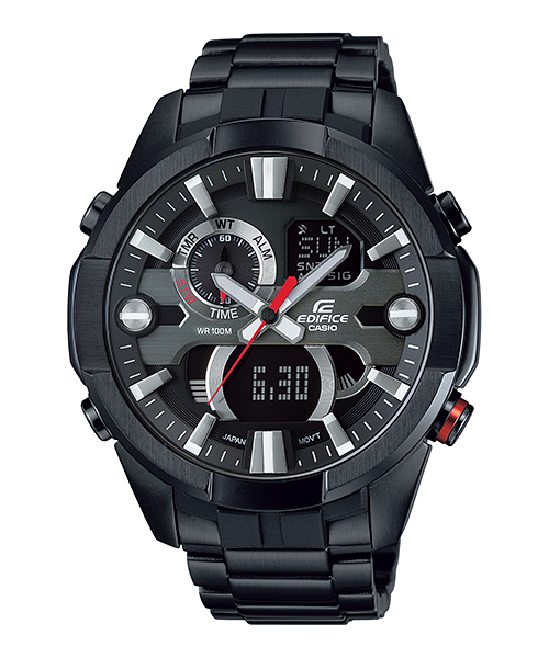นาฬิกา คาสิโอ Casio EDIFICE ANALOG-DIGITAL รุ่น ERA-201BK-1A