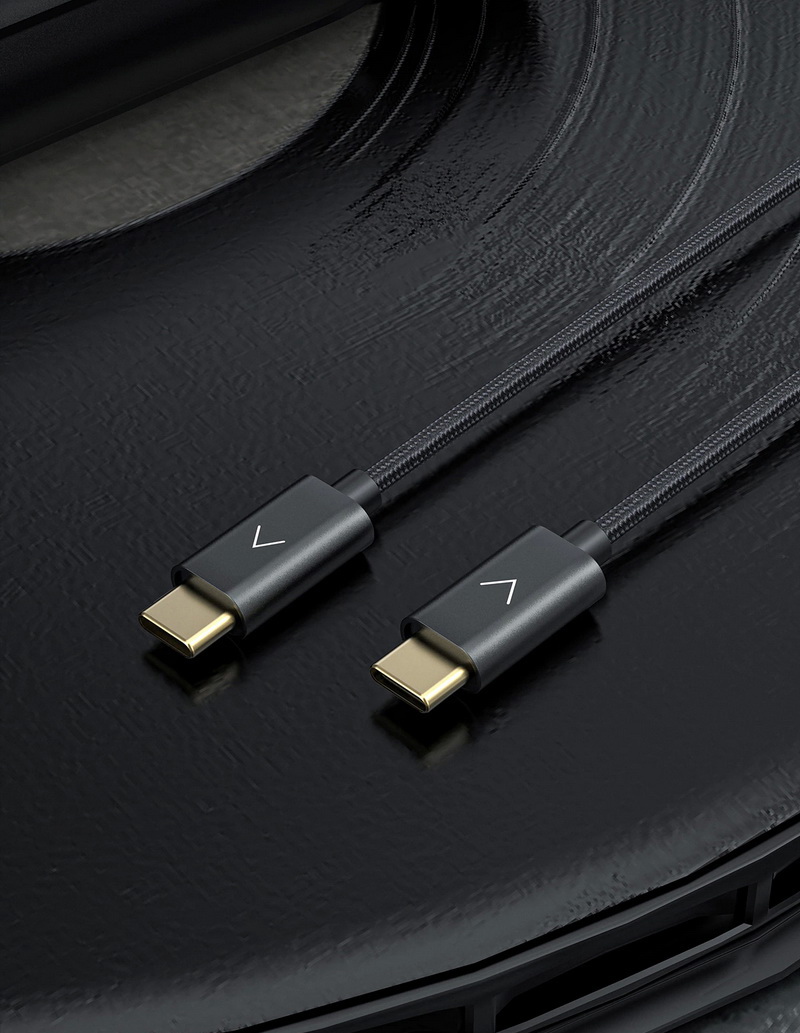 FiiO LT-TC4 สายชาร์จ/สายดาต้า แบบ TypeC เป็น TypeC ยาว 50 เซนติเมตร