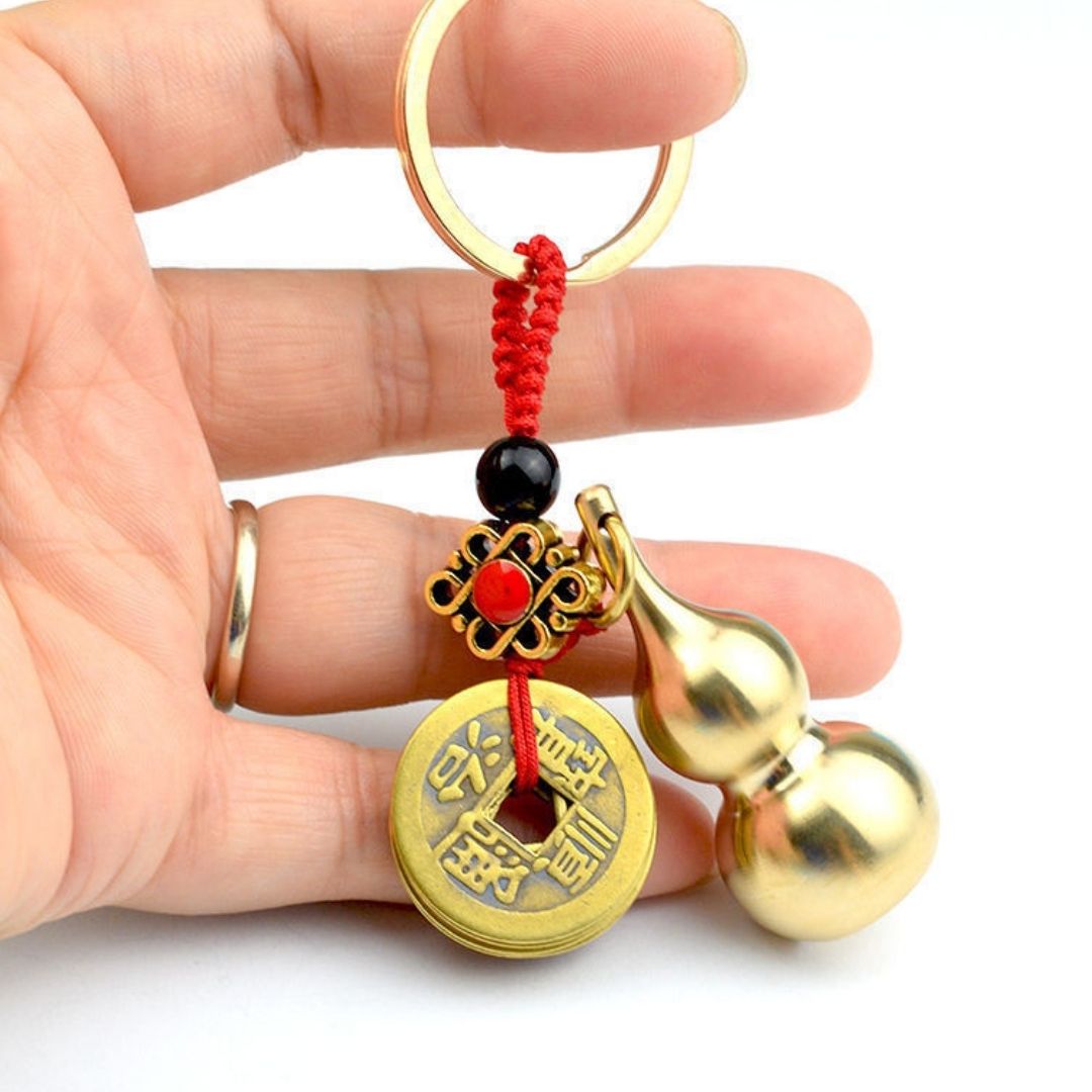 พวงกุญแจน้ำเต้ามงคลดูดทรัพย์