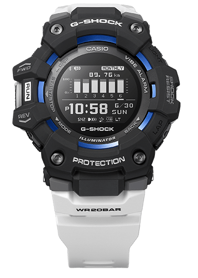 นาฬิกา Casio G-Shock G-SQUAD Step Tracker GBD-100 series รุ่น GBD-100-1A7 ของแท้ รับประกัน1ปี