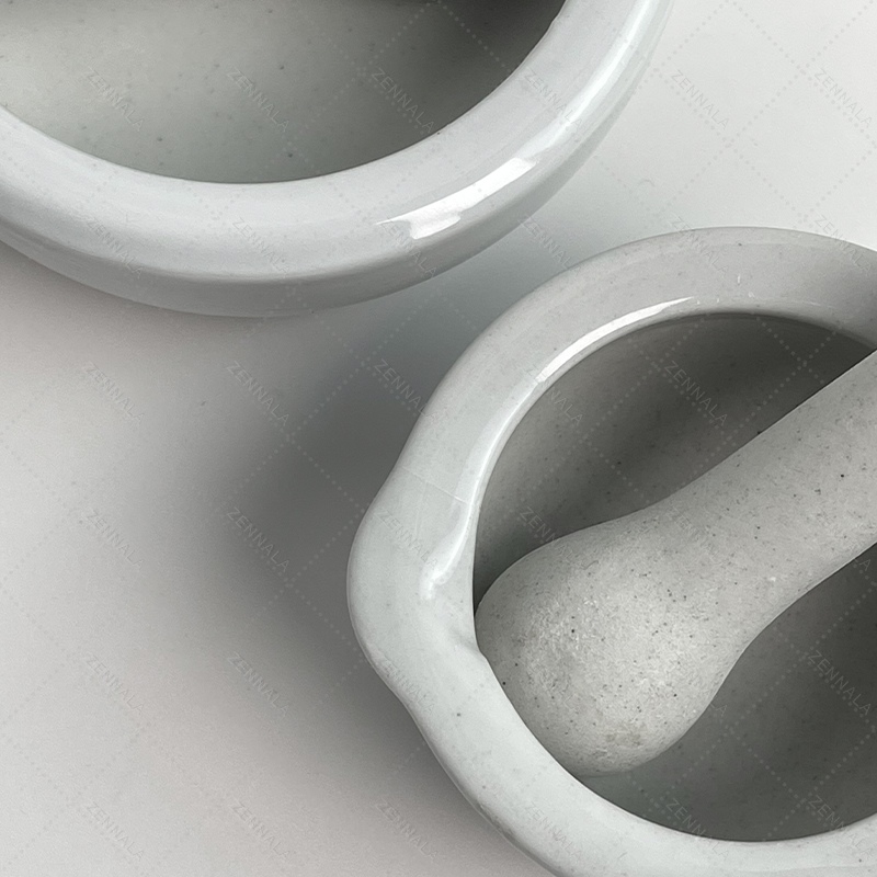 โกร่งบดยา พร้อมสากบดยา เซรามิก ( Mortar With Pestle )