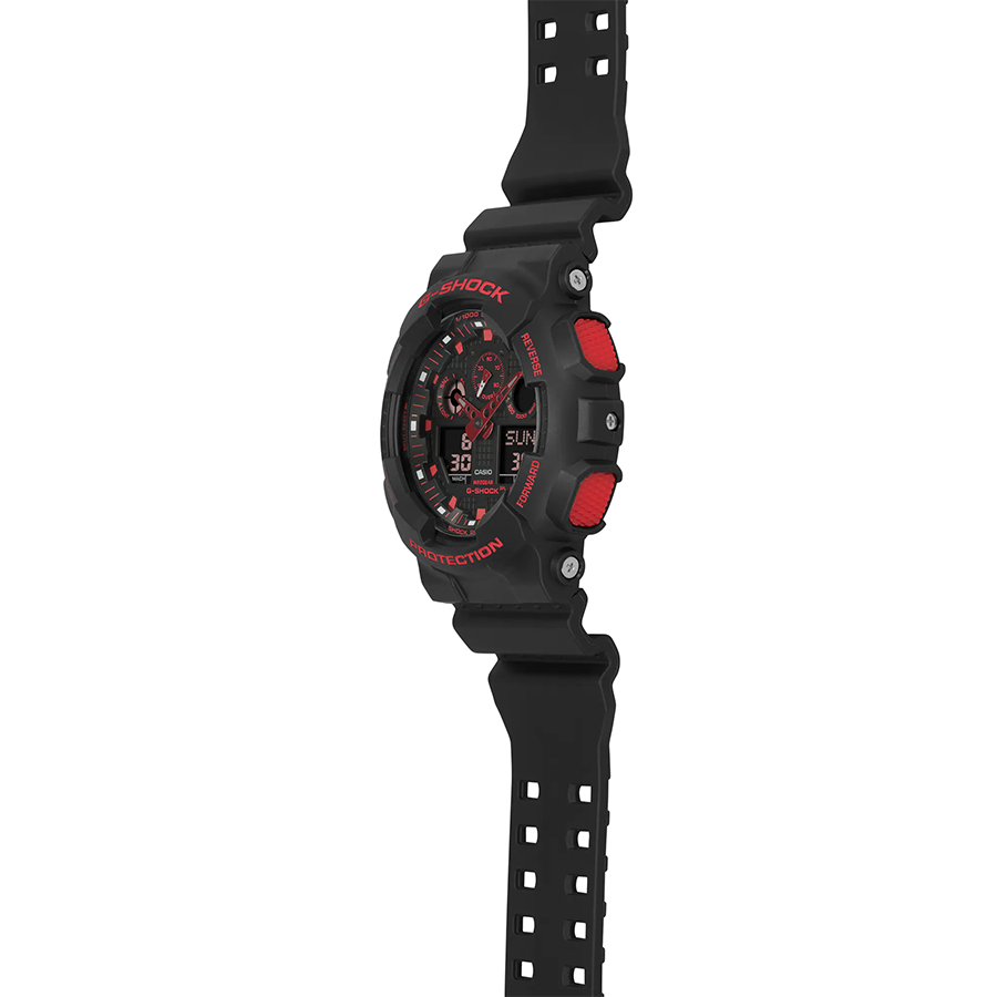 นาฬิกา Casio G-Shock Special color Burning Red series รุ่น GA-100BNR-1A ของแท้ รับประกัน1ปี