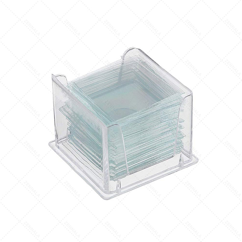 กระจกปิดสไลด์ Microscope 18x18 mm square (1 กล่อง)