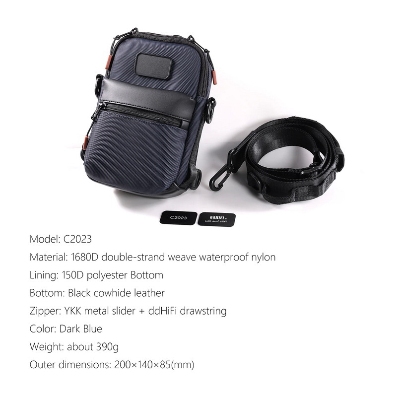 ขาย DD C2023 เคสกระเป๋าสารพัดประโยชน์ สำหรับ DAP, DAC, แอมป์บลูทูธ และ หูฟัง IEMs