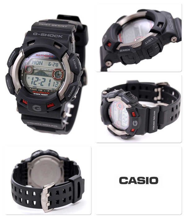 นาฬิกา คาสิโอ นาฬิกา Casio G-Shock " GULFMAN" Tough Solar MultiBand6 รุ่น GW-9110-1E (EUROPE) สินค้าหายากมาก